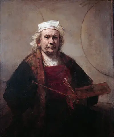 Selbstporträt mit zwei Kreisen Rembrandt